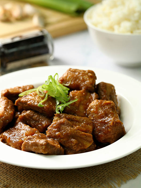 ซี่โครงหมูต้มซีอิ๊ว